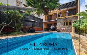 Villa 4 Kamar dekat Pasar Bunga di Batu, Villa Montebello