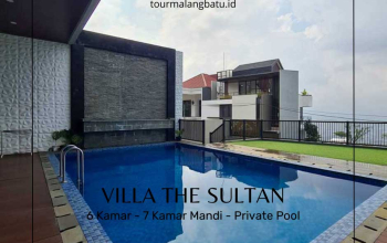 Villa Mewah 6 Kamar di Kota Batu, Villa The Sultan