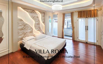 Villa 6 Kamar dekat Museum Angkut, Villa Roma