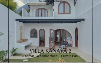 Villa 5 Kamar Terbaru Full AC Konsep Mediteran di Batu Malang, Villa Kanaya 2