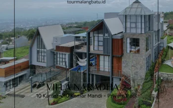 Villa 10 Kamar Full AC Terbaru di Kota Batu